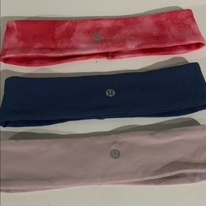Lululemon head band bundle in great condition!!